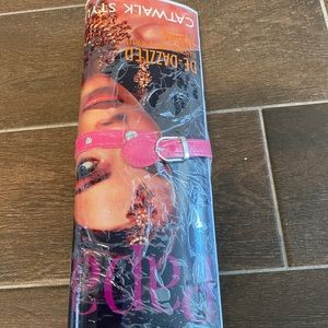 Hard plastic, magazine cover clutch. New.